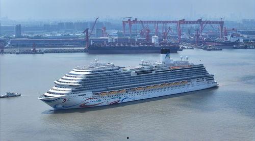 国产邮轮交付仪式视频播放,开启国内邮轮新时代