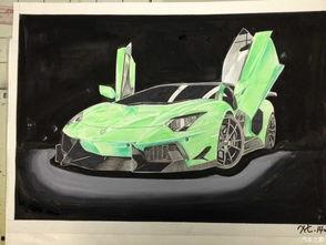 如何画国产跑车图片视频,从草图到成品视频解析